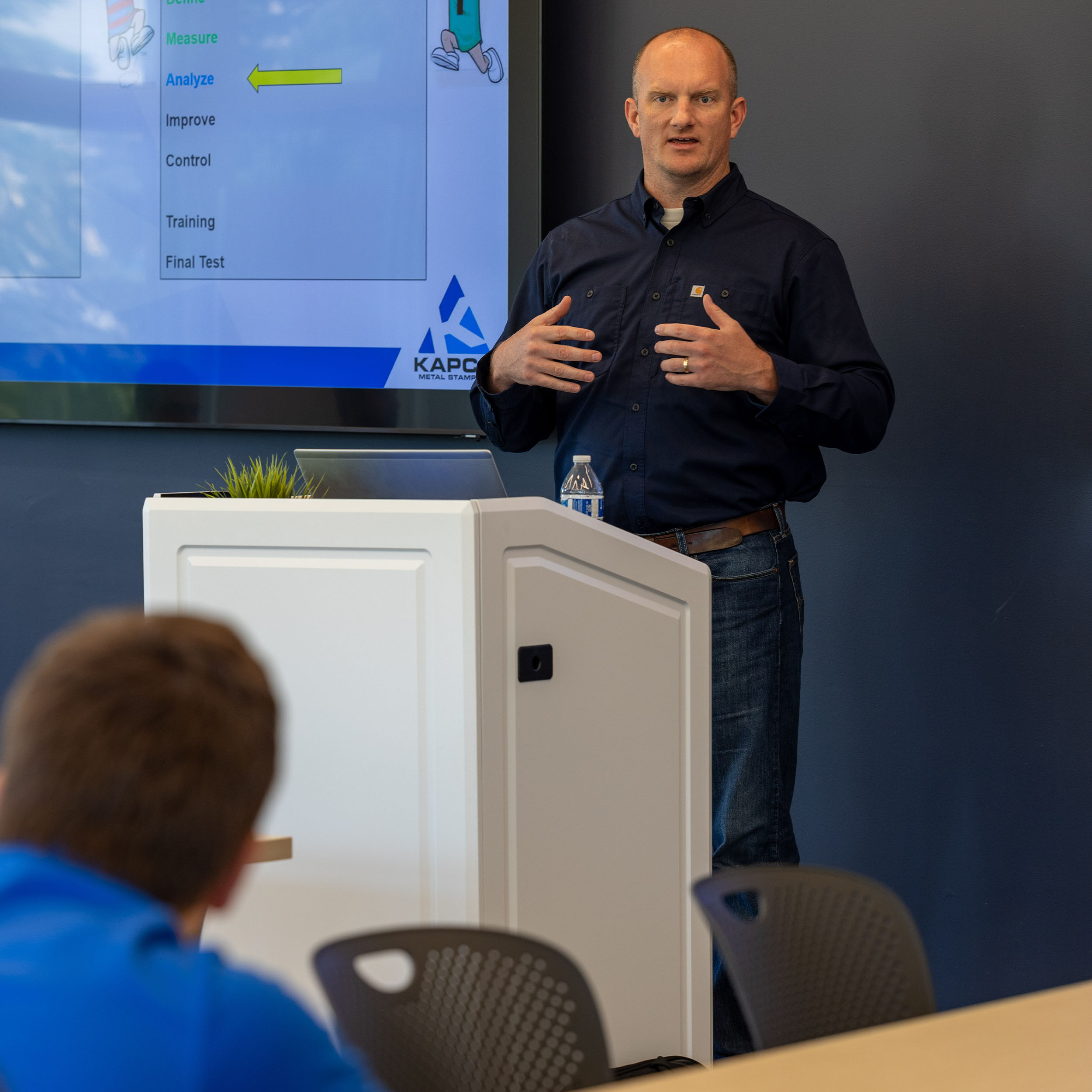 148A2946 Kapco employees participate in workshop.